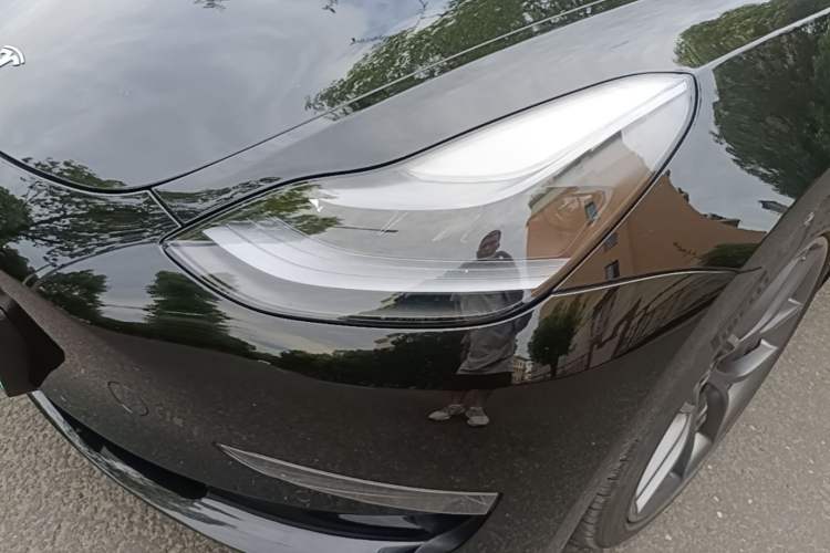 Used Tesla Model 3 2022 Performance High-Performance All-Wheel-Drive Version Left Front Headlight