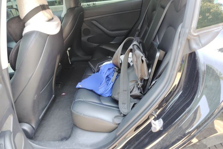 Used Tesla Model 3 2022 Performance High-Performance All-Wheel-Drive Version Left Rear Seat