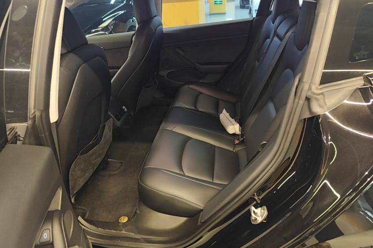 Used Tesla Model 3 2022 Performance High-Performance All-Wheel-Drive Version Left Rear Seat