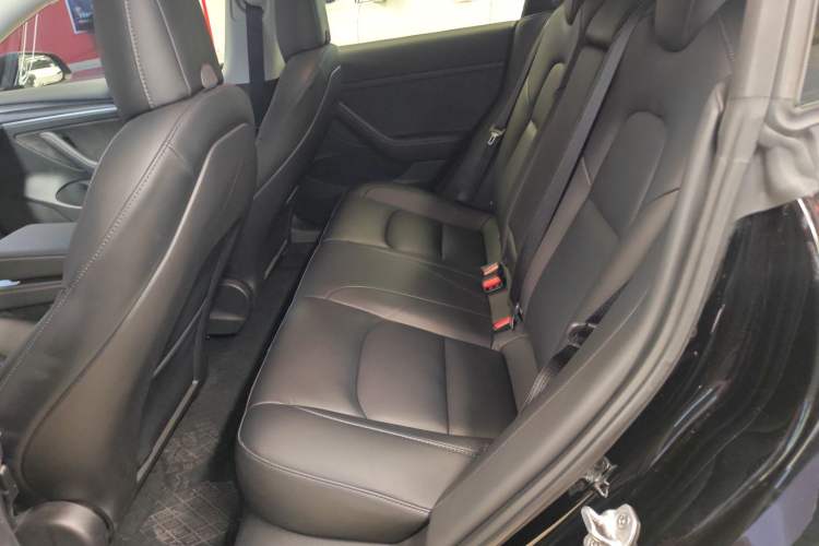 Used Tesla Model 3 2022 Performance High-Performance All-Wheel-Drive Version Left Rear Seat