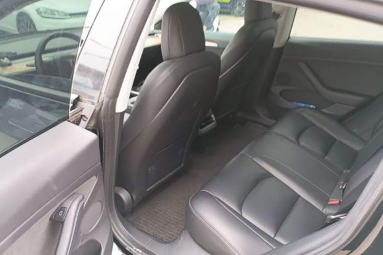 Used Tesla Model 3 2022 Performance High-Performance All-Wheel-Drive Version Left Rear Seat