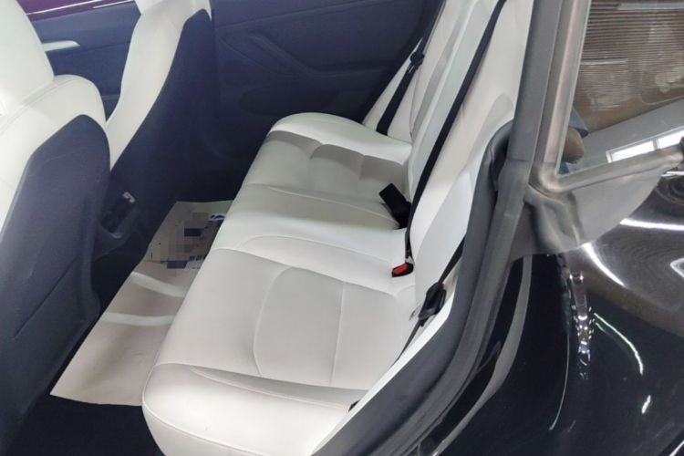 Used Tesla Model 3 2022 Performance High-Performance All-Wheel-Drive Version Left Rear Seat