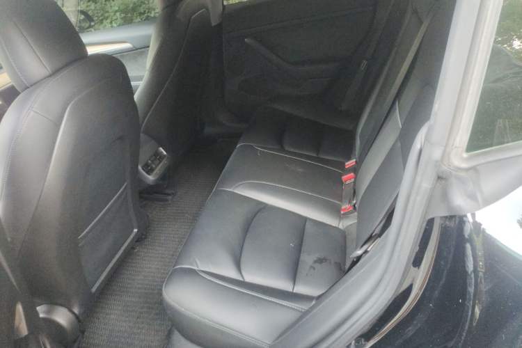 Used Tesla Model 3 2022 Performance High-Performance All-Wheel-Drive Version Left Rear Seat