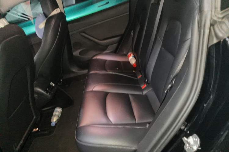 Used Tesla Model 3 2022 Performance High-Performance All-Wheel-Drive Version Left Rear Seat