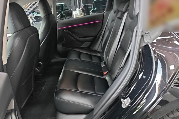 Used Tesla Model 3 2022 Performance High-Performance All-Wheel-Drive Version Left Rear Seat