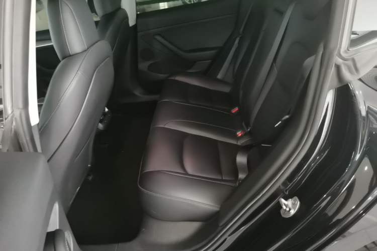 Used Tesla Model 3 2022 Performance High-Performance All-Wheel-Drive Version Left Rear Seat