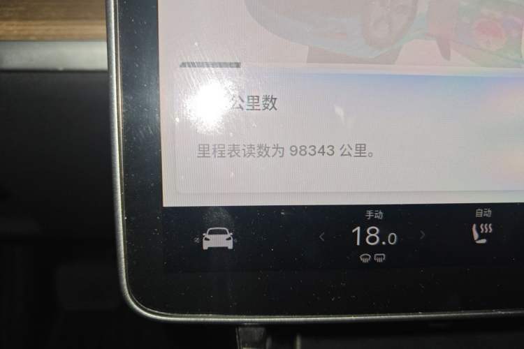 Used Tesla Model 3 2022 Rear-Wheel-Drive Version Odometer Close Up