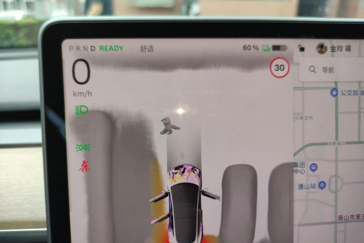 Used Tesla Model 3 2022 Rear-Wheel-Drive Version Odometer Close Up