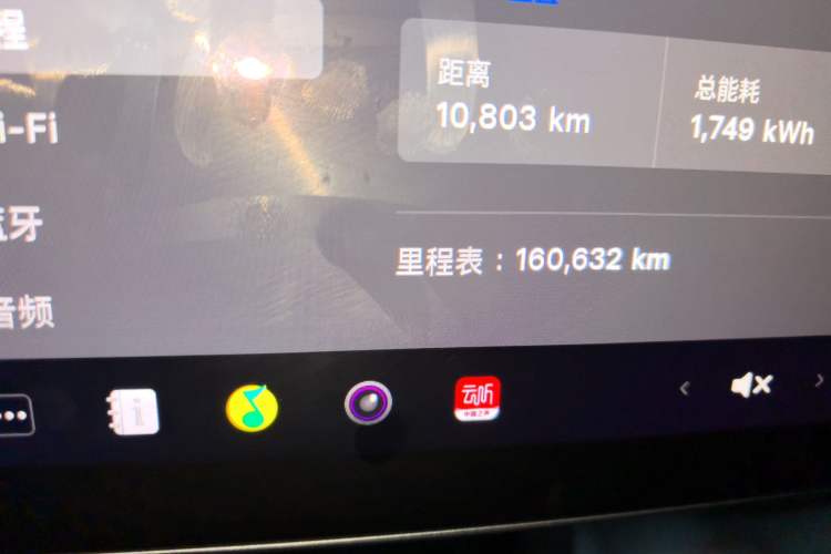 Used Tesla Model 3 2022 Rear-Wheel-Drive Version Odometer Close Up