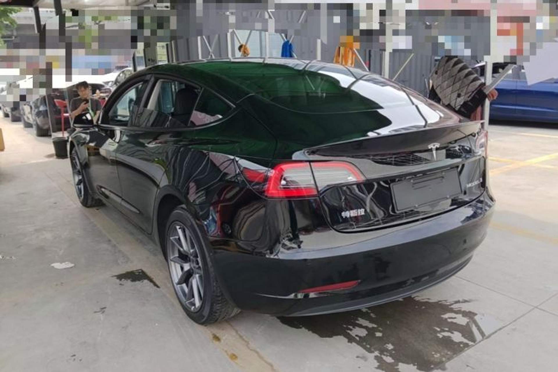 Used Tesla Model 3 2022 Rear-Wheel-Drive Version Rear Left 45 Deg