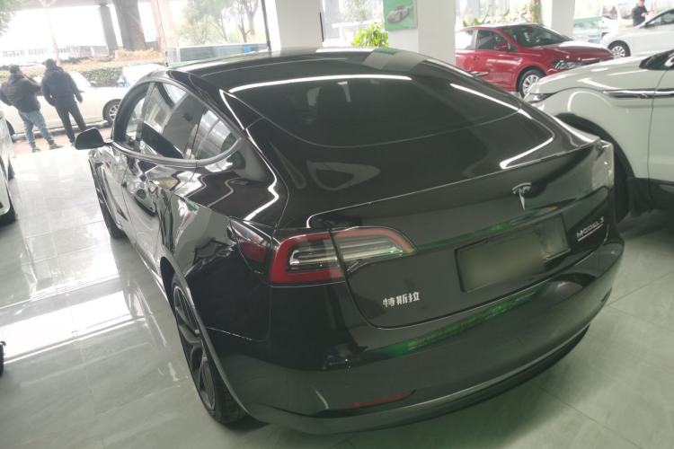 Used Tesla Model 3 2022 Performance High-Performance All-Wheel-Drive Version Rear Left 45 Deg