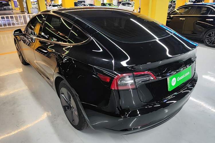 Used Tesla Model 3 2022 Rear-Wheel-Drive Version Rear Left 45 Deg