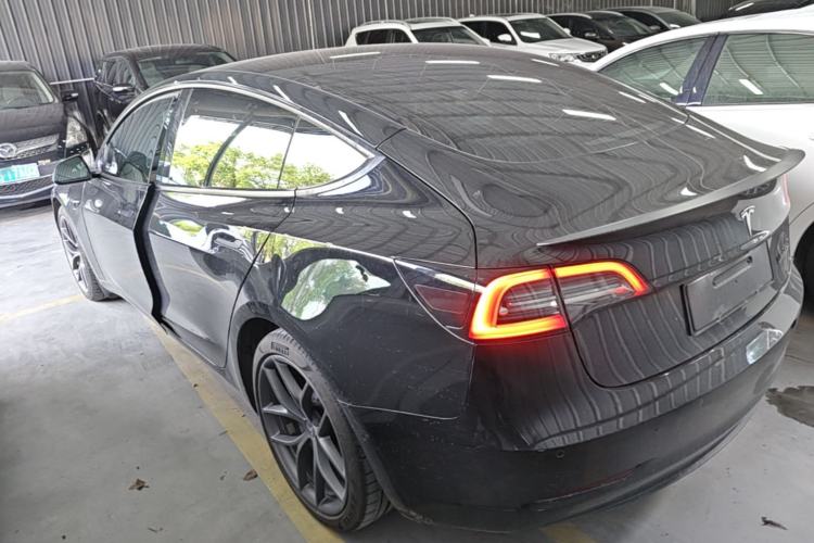 Used Tesla Model 3 2022 Performance High-Performance All-Wheel-Drive Version Rear Left 45 Deg