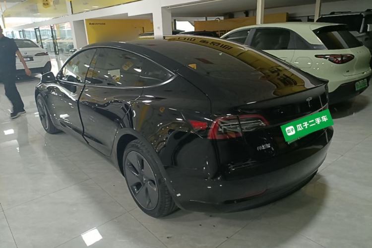 Used Tesla Model 3 2022 Rear-Wheel-Drive Version Rear Left 45 Deg