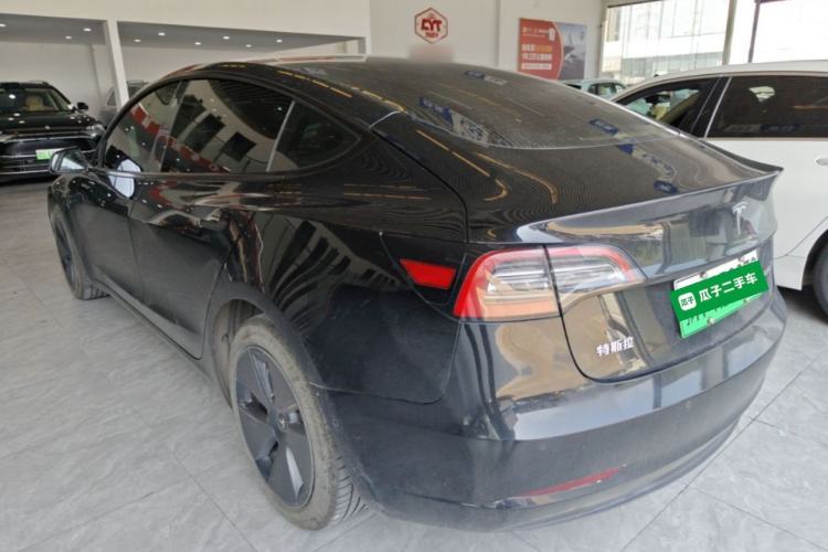 Used Tesla Model 3 2022 Rear-Wheel-Drive Version Rear Left 45 Deg