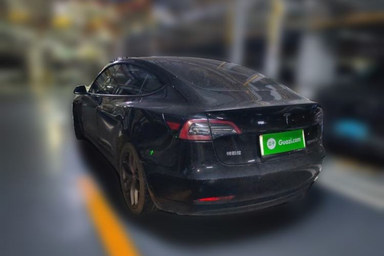 Used Tesla Model 3 2022 Performance High-Performance All-Wheel-Drive Version Rear Left 45 Deg