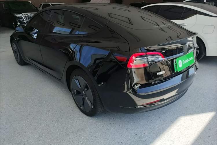 Used Tesla Model 3 2022 Rear-Wheel-Drive Version Rear Left 45 Deg