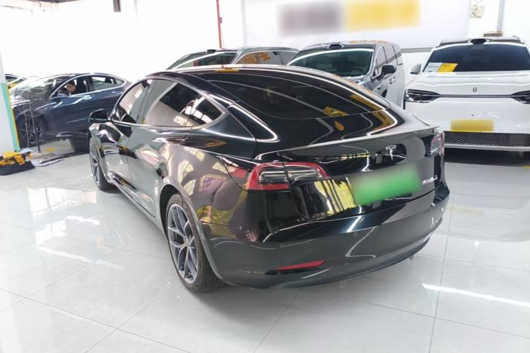 Used Tesla Model 3 2022 Performance High-Performance All-Wheel-Drive Version Rear Left 45 Deg