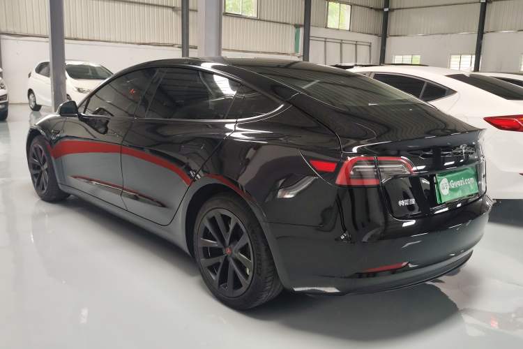 Used Tesla Model 3 2022 Rear-Wheel-Drive Version Rear Left 45 Deg
