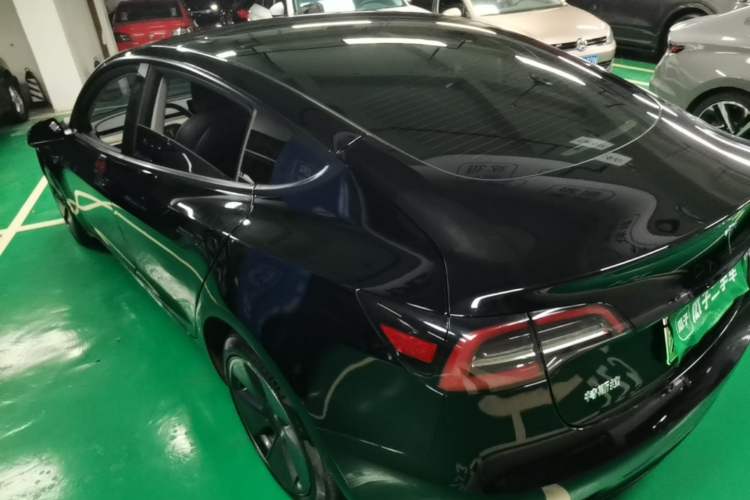 Used Tesla Model 3 2022 Rear-Wheel-Drive Version Rear Left 45 Deg