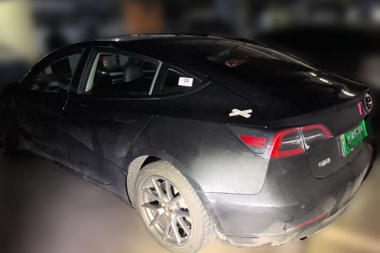 Used Tesla Model 3 2022 Rear-Wheel-Drive Version Rear Left 45 Deg