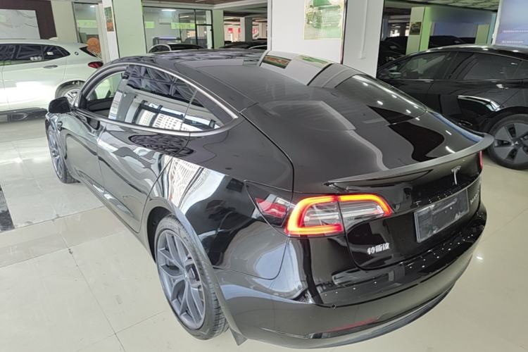 Used Tesla Model 3 2022 Performance High-Performance All-Wheel-Drive Version Rear Left 45 Deg