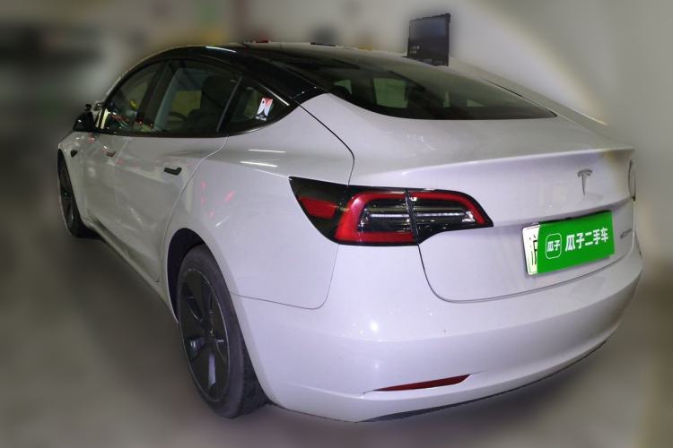 Used Tesla Model 3 2022 Rear-Wheel-Drive Version Rear Left 45 Deg