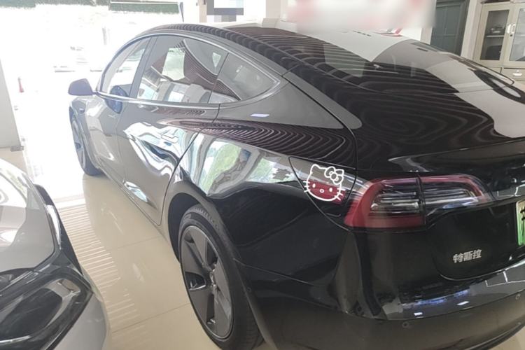 Used Tesla Model 3 2022 Rear-Wheel-Drive Version Rear Left 45 Deg