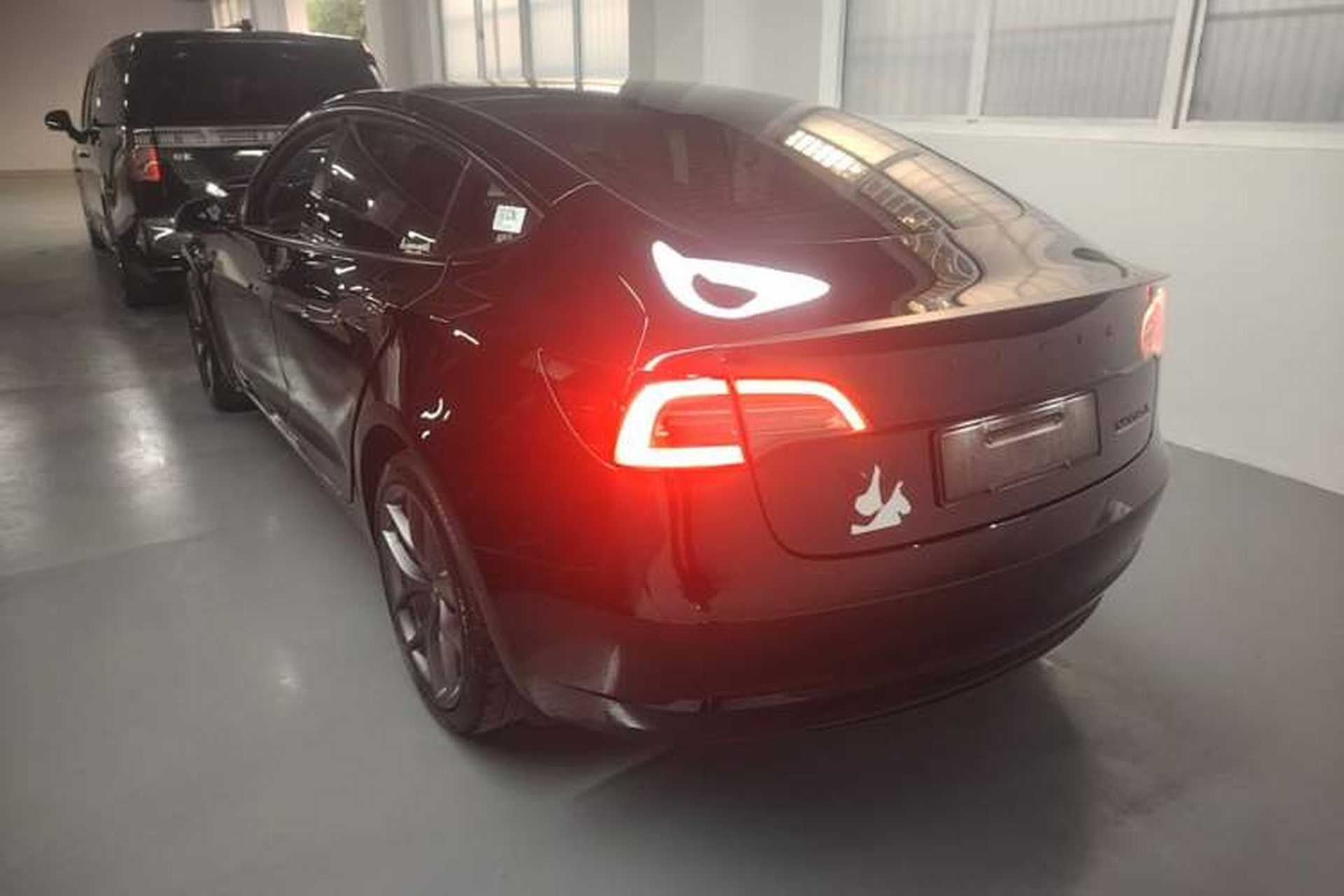 Used Tesla Model 3 2022 Performance High-Performance All-Wheel-Drive Version Rear Left 45 Deg