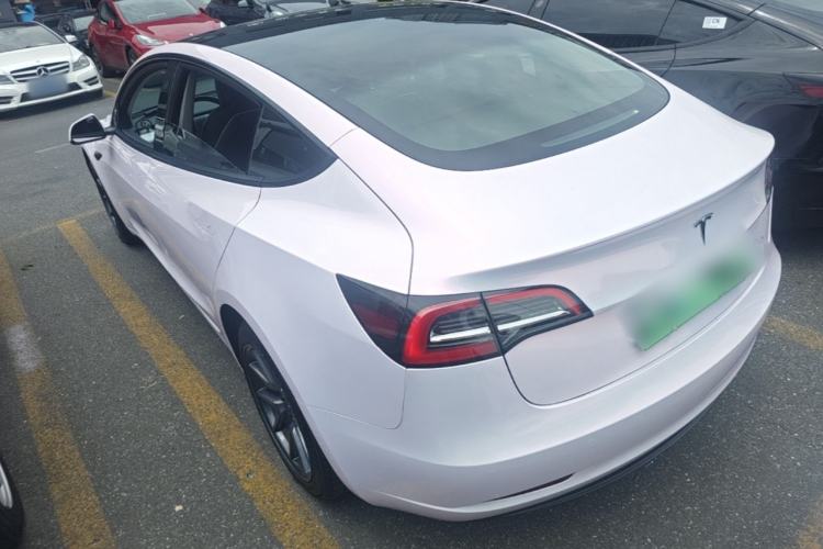 Used Tesla Model 3 2022 Rear-Wheel-Drive Version Rear Left 45 Deg