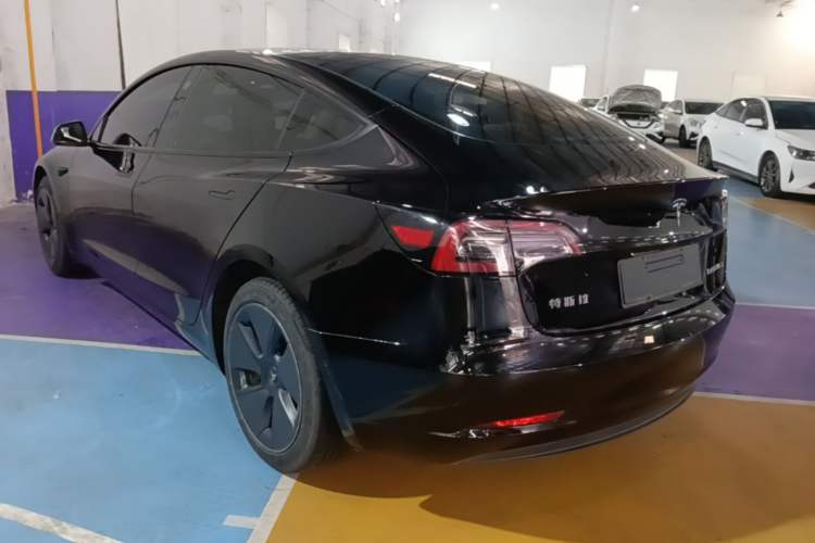 Used Tesla Model 3 2022 Rear-Wheel-Drive Version Rear Left 45 Deg