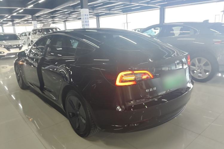 Used Tesla Model 3 2022 Rear-Wheel-Drive Version Rear Left 45 Deg