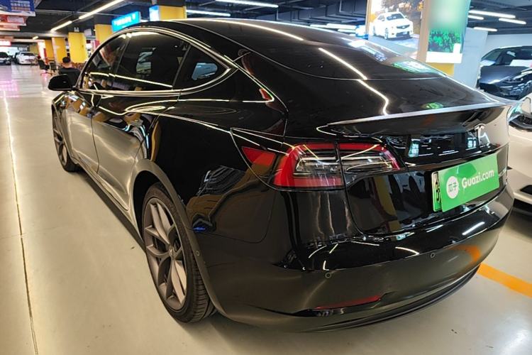 Used Tesla Model 3 2022 Performance High-Performance All-Wheel-Drive Version Rear Left 45 Deg