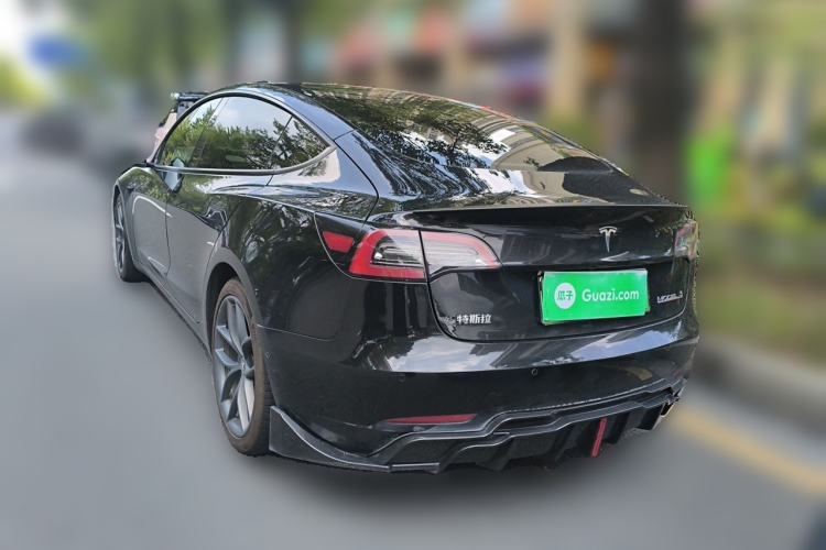 Used Tesla Model 3 2022 Performance High-Performance All-Wheel-Drive Version Rear Left 45 Deg