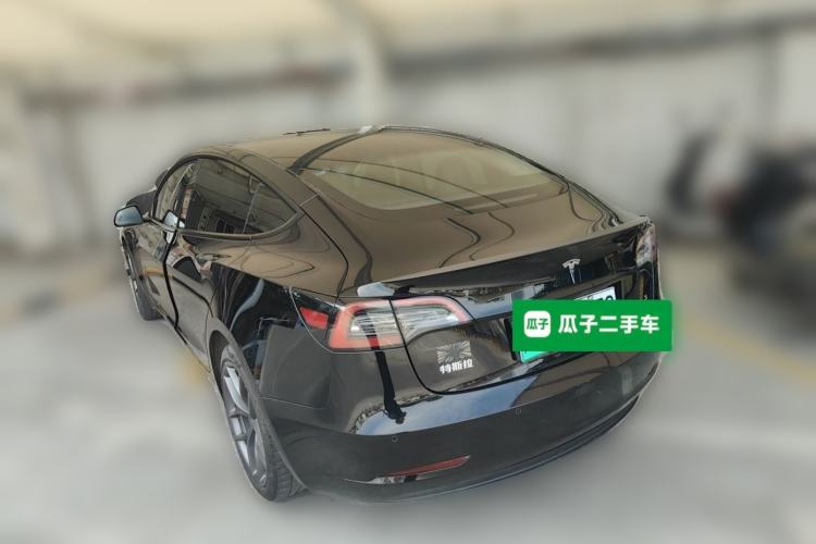Used Tesla Model 3 2022 Performance High-Performance All-Wheel-Drive Version Rear Left 45 Deg