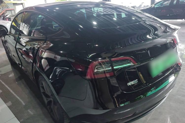 Used Tesla Model 3 2022 Performance High-Performance All-Wheel-Drive Version Rear Left 45 Deg