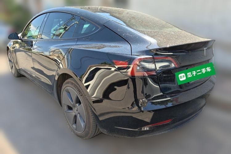Used Tesla Model 3 2022 Rear-Wheel-Drive Version Rear Left 45 Deg