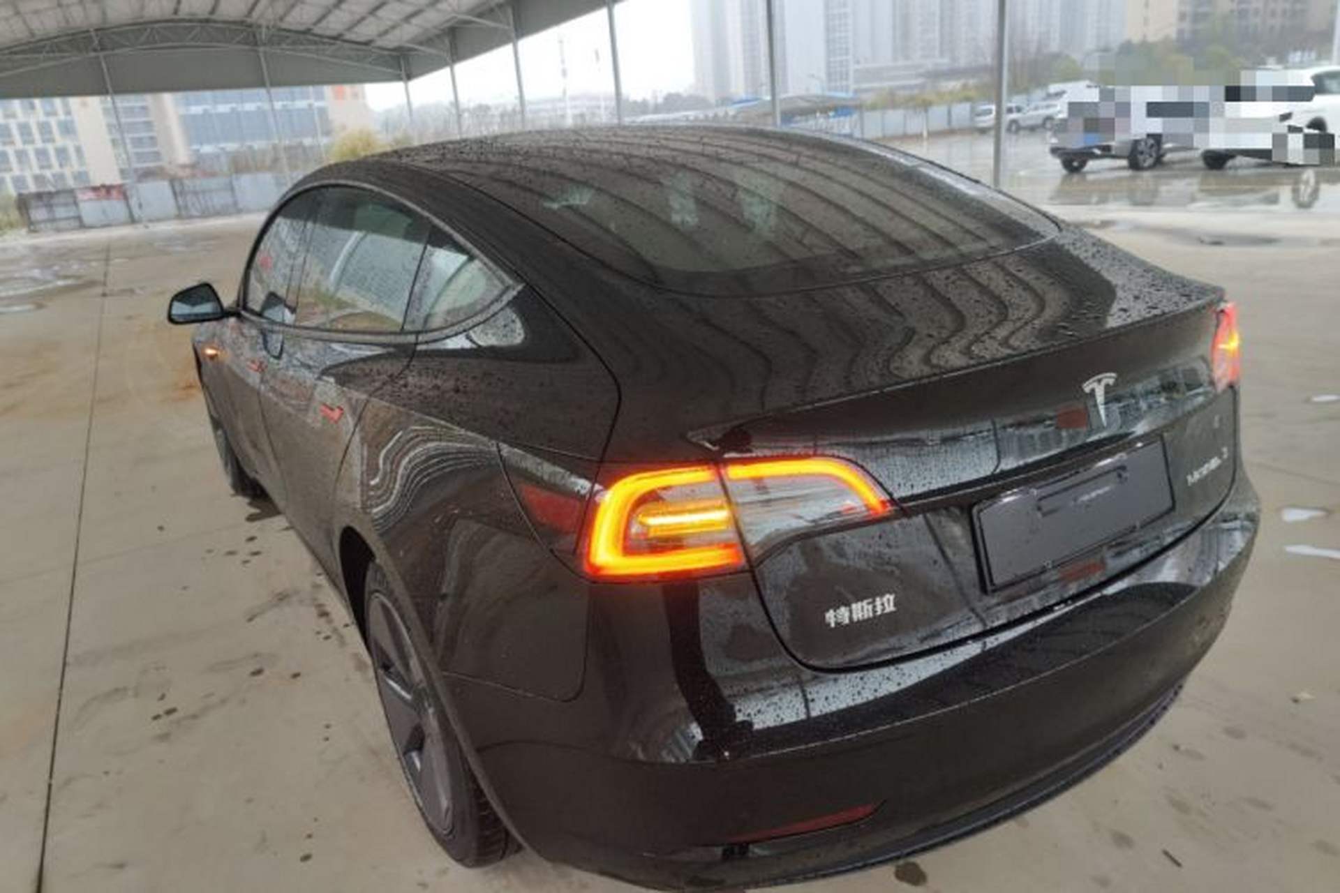 Used Tesla Model 3 2022 Rear-Wheel-Drive Version Rear Left 45 Deg