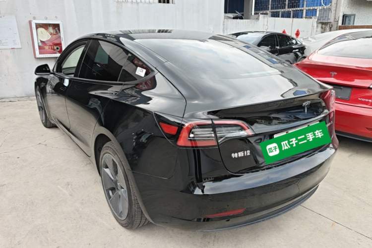 Used Tesla Model 3 2022 Rear-Wheel-Drive Version Rear Left 45 Deg