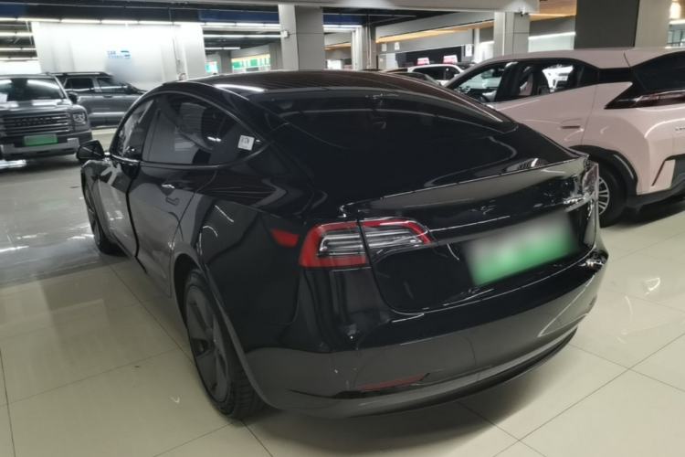 Used Tesla Model 3 2022 Rear-Wheel-Drive Version Rear Left 45 Deg