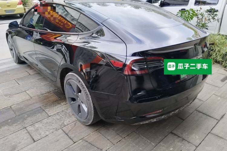 Used Tesla Model 3 2022 Rear-Wheel-Drive Version Rear Left 45 Deg