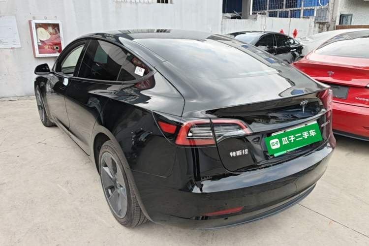 Used Tesla Model 3 2022 Rear-Wheel-Drive Version Rear Left 45 Deg