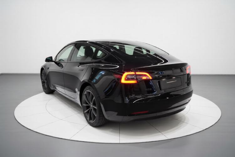 Used Tesla Model 3 2022 Performance High-Performance All-Wheel-Drive Version Rear Left 45 Deg