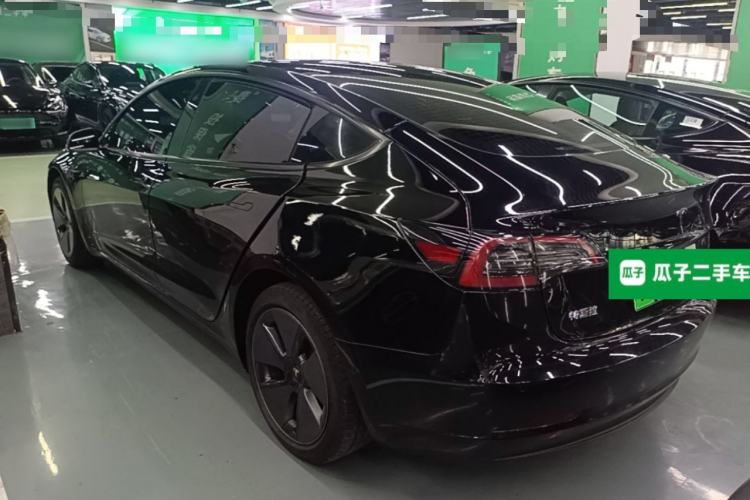 Used Tesla Model 3 2022 Rear-Wheel-Drive Version Rear Left 45 Deg