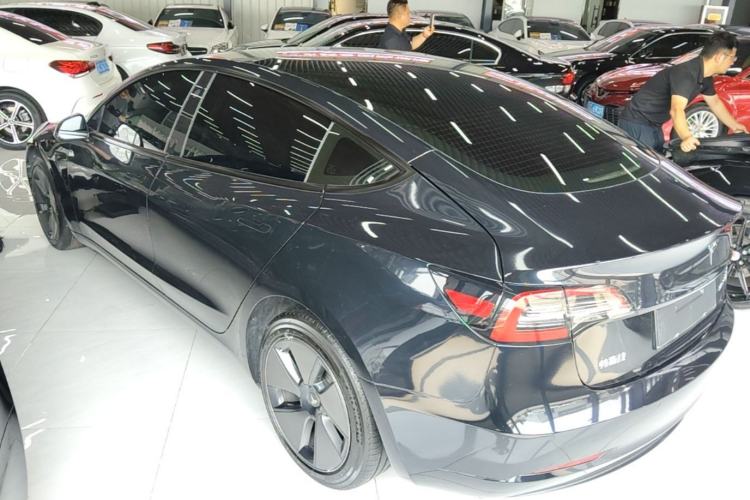 Used Tesla Model 3 2022 Rear-Wheel-Drive Version Rear Left 45 Deg