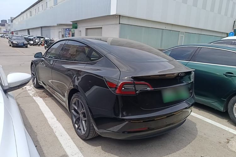 Used Tesla Model 3 2022 Performance High-Performance All-Wheel-Drive Version Rear Left 45 Deg