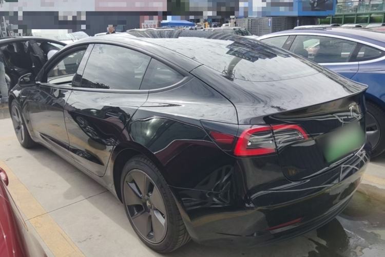 Used Tesla Model 3 2022 Rear-Wheel-Drive Version Rear Left 45 Deg