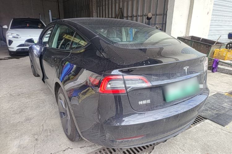 Used Tesla Model 3 2022 Rear-Wheel-Drive Version Rear Left 45 Deg
