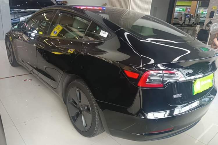 Used Tesla Model 3 2022 Rear-Wheel-Drive Version Rear Left 45 Deg