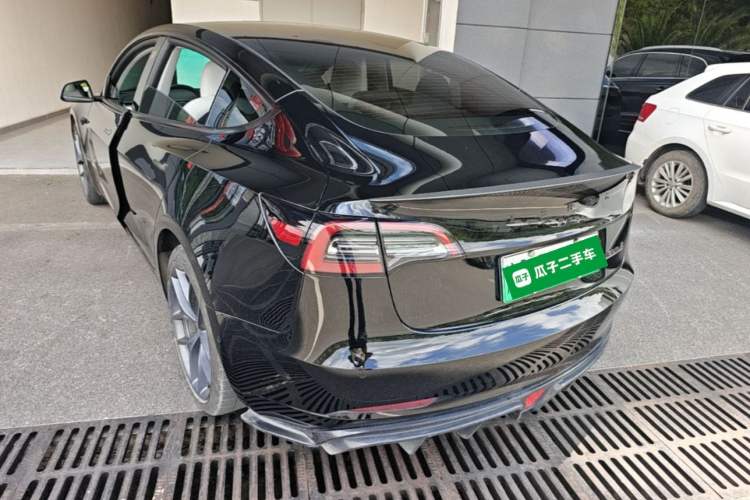Used Tesla Model 3 2022 Performance High-Performance All-Wheel-Drive Version Rear Left 45 Deg